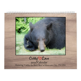 Oso Negro - Calendario Cubby Love 2025