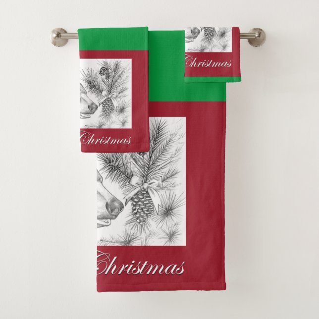 Oso Negro Feliz Navidad (In situ)