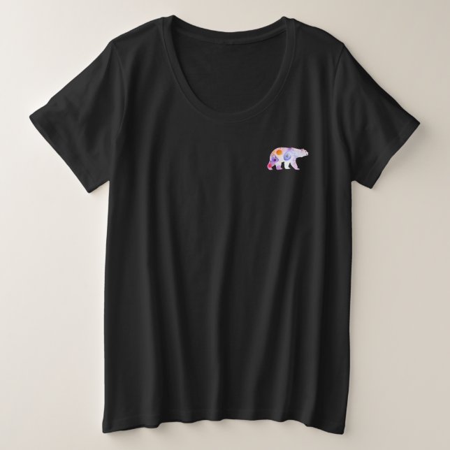 Oso nórdico en acuarela (Anverso del diseño)