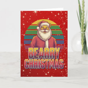 Oso orgullo Navidad lindo divertido Santa Oso