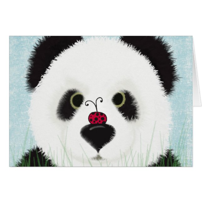 Oso Panda Adorable (Anverso (Horizontal))