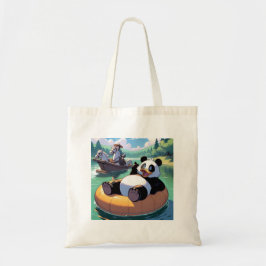 Oso panda en una bolsa de billar