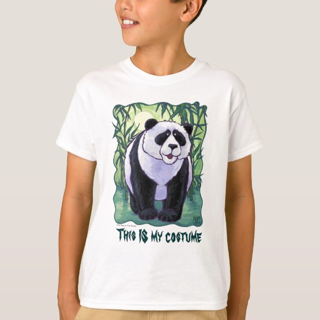 Oso Panda Esta ES Mi Camiseta Ligera de Disfraz (Anverso)