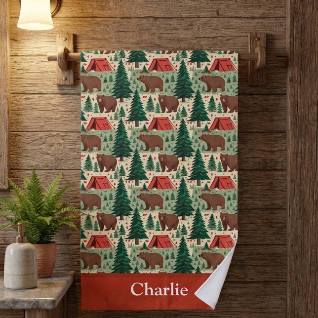 Oso Personalizado Camping Niños (Subido por el creador)