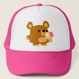 Oso Personalizado lindo con bolas :) sombrero cami