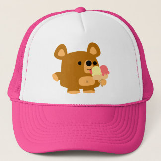 Oso Personalizado lindo con bolas :) sombrero cami