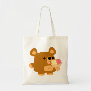 Oso Personalizado lindo con bolsa de helado