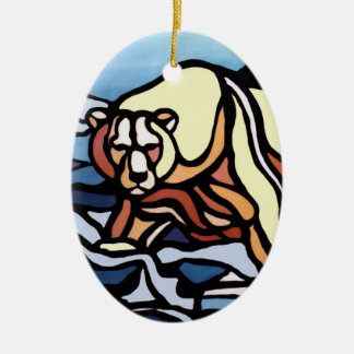 Oso Polar Arte Ornamento Oso Keepsake & Regalos