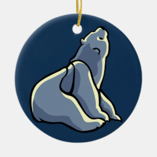Oso Polar Arte Ornamento Oso Keepsake Regalos De O