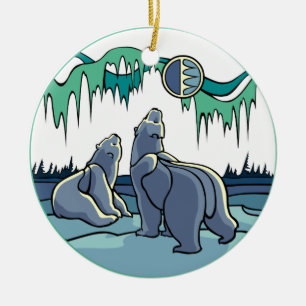 Oso Polar Arte Ornamento Oso Keepsake Regalos De O