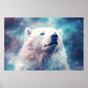 Oso Polar Arte Salvaje Majestuoso Animal Salvaje