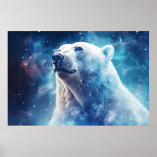 Oso Polar Arte Salvaje Majestuoso Animal Salvaje