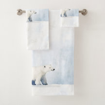 Oso polar blanco