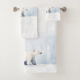 Oso polar blanco