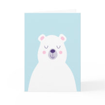 Oso polar blanco gráfico lindo navidad