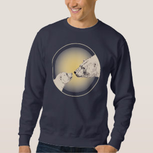 Oso Polar Camisetas de sudadera de sudadera con be
