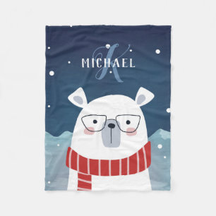 Oso Polar con gafas   Monogramado