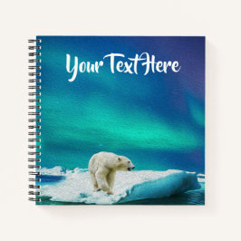 Oso polar - Cuaderno cuadrado