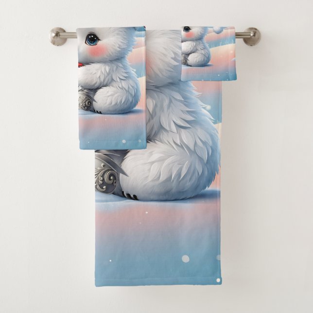 Oso polar de pequeños Navidades (In situ)