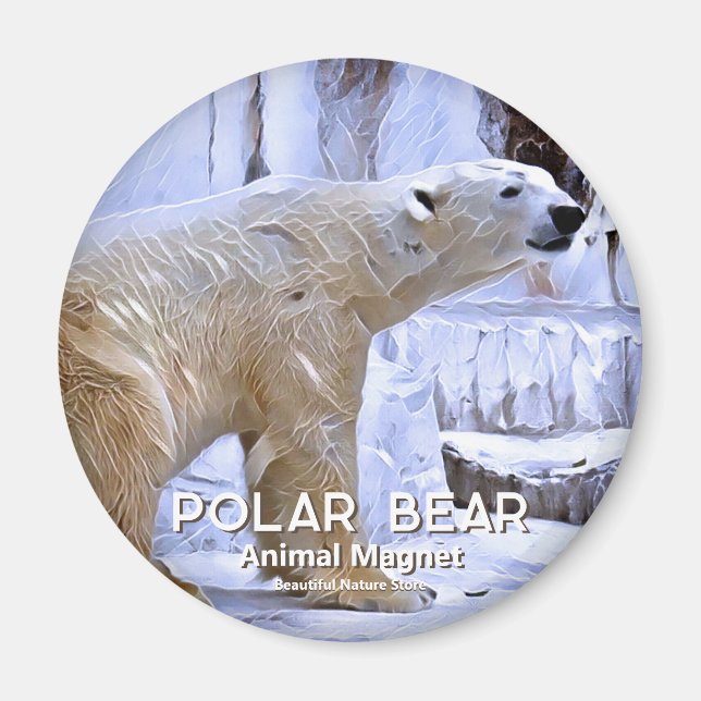 Oso polar imán (Frente)