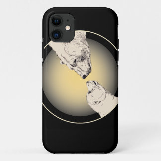 Oso Polar IPhone 5 Fundas Regalos de osos de arte 
