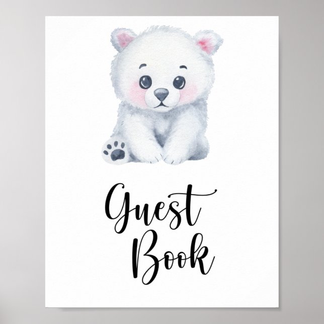 Oso polar - libro de visitas (Frente)