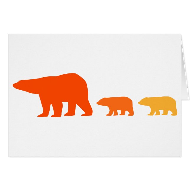 Oso Polar naranja (Anverso (Horizontal))