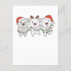 Oso Polar Navidad Animales Lindo Oso Polar