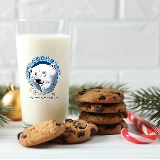 Oso polar Snowflakes Art Nouveau (Subido por el creador)