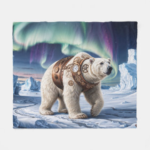 Oso Polar Steampunk y Arte Aurora