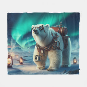 Oso Polar Steampunk y Arte Aurora