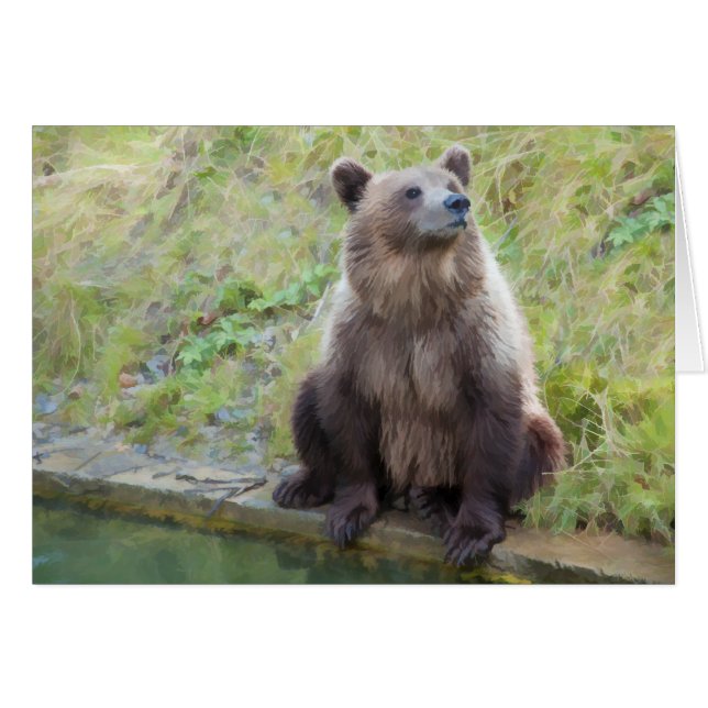 Oso: "¿Qué es lo que debe ser?" (Anverso (Horizontal))