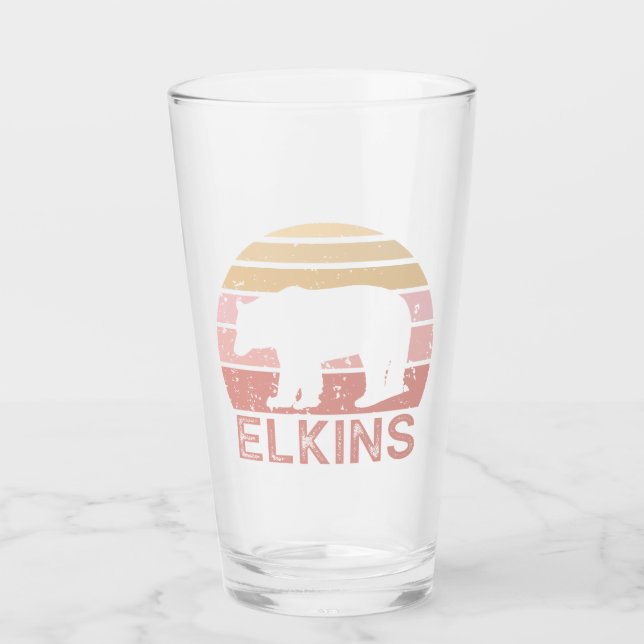 Oso Retro de Elkins West Virginia (Anverso)
