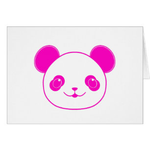 Oso rosa Kawaii Panda