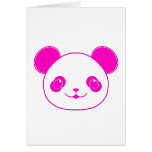 Oso rosa Kawaii Panda