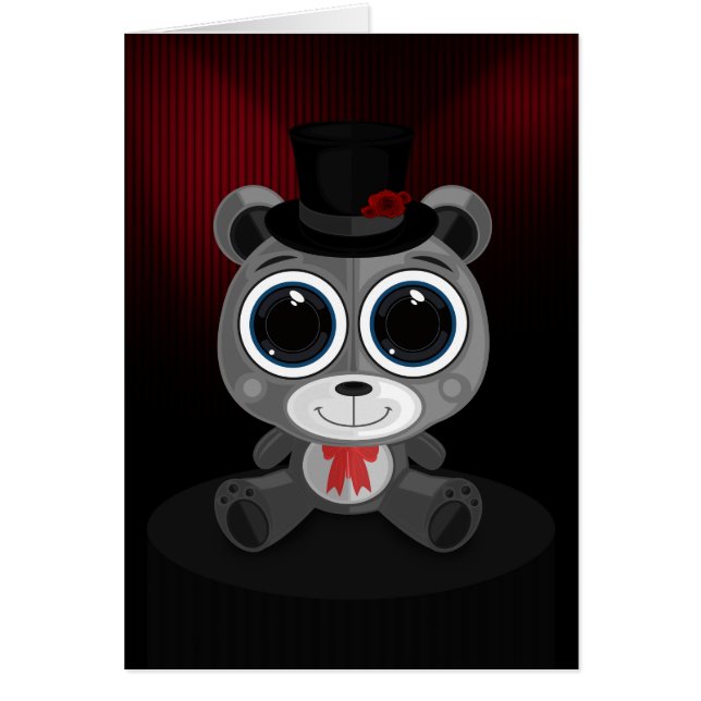 Oso Teddy - Gris clásico (Frente)