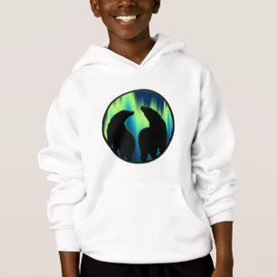 Oso Tribal Arte Niños Hoodie Polar Oso Niños Hoodi