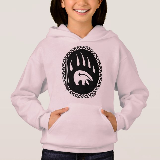 Oso Tribal Niños De Arte Hoodie De Oso Hijos Hoodi (Anverso)