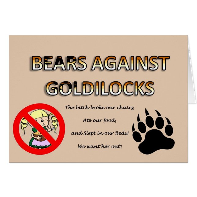 Osos contra Goldilocks (Anverso (Horizontal))