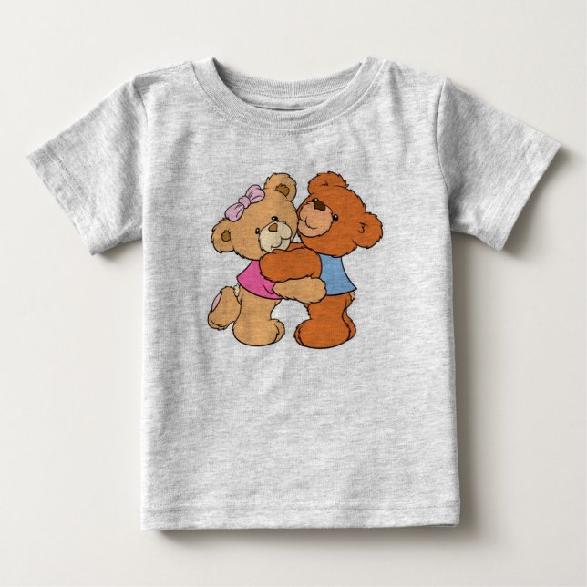 Osos de abrazo/Camiseta Bella Jersey (Anverso)