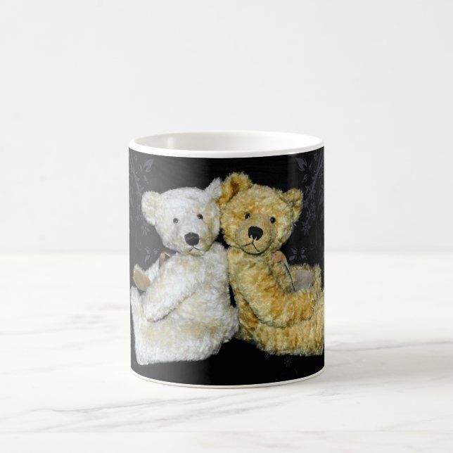 Osos de peluche de la taza dos del oso de peluche (Centro)