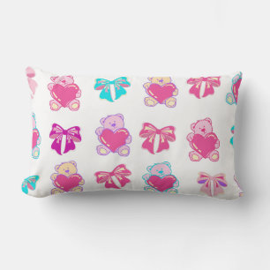 Osos De Teddy Rosados Y Almohada De Arcos