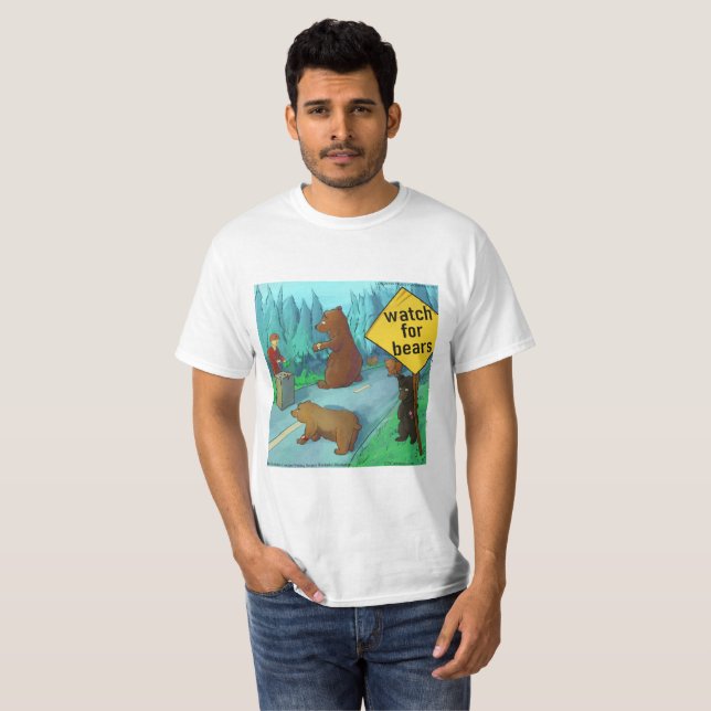 Osos Divertidos De Rick London Con Camiseta De Com (Anverso completo)