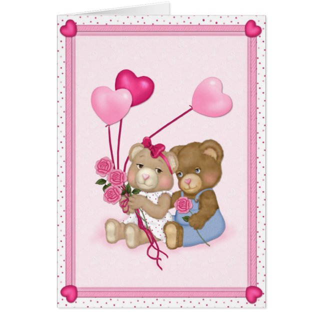 Osos enamorados - en blanco dentro (Frente)