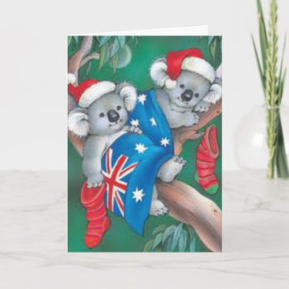 osos koala Feliz Navidad