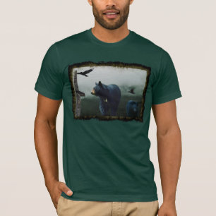 Osos negros, camisetas de vida salvaje de Ravens &