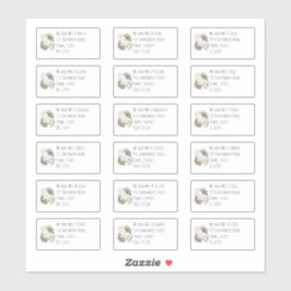 Osos polares 18 Etiquetas de direcciones de nombre