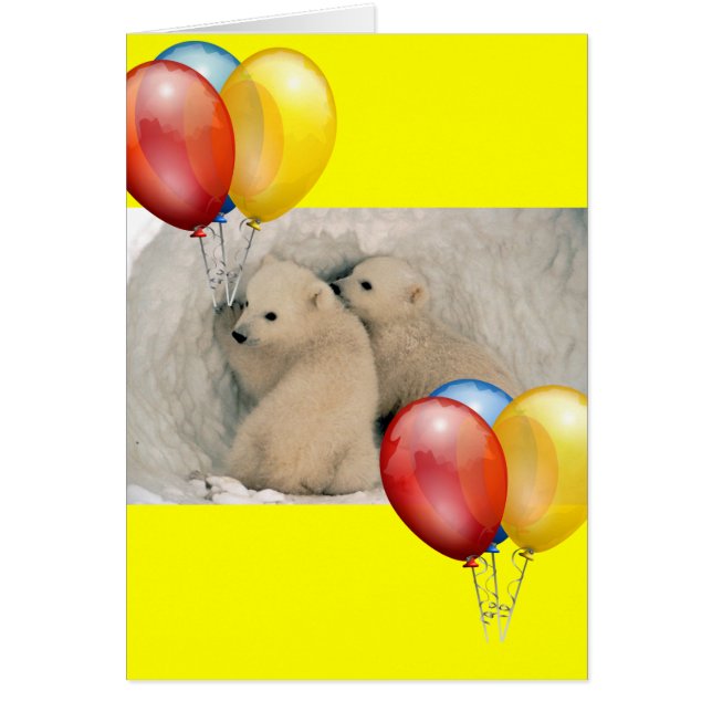 OSOS POLARES DE DOS BEBÉS (Frente)