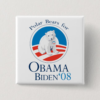 Osos polares para el botón de Obama