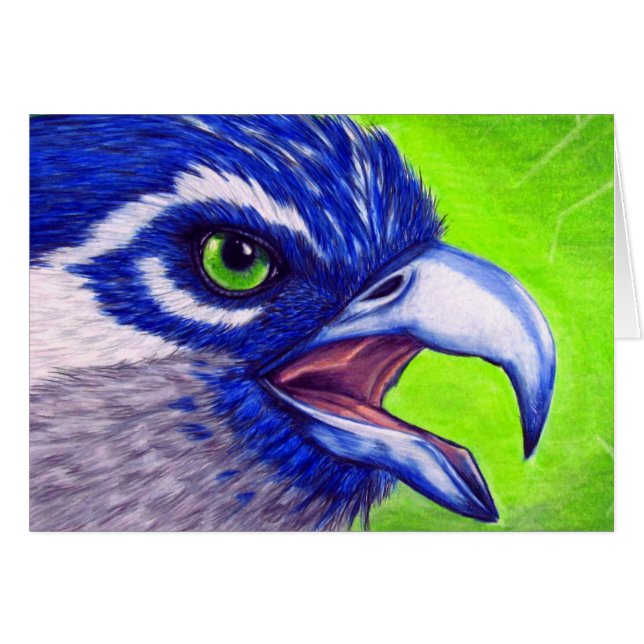 Osprey azul y verde (Anverso (Horizontal))